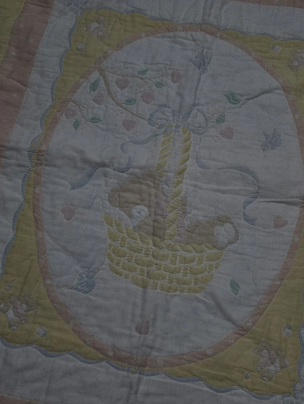 Handmade Baby Quilt Vintage